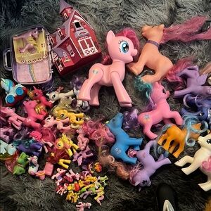 My little pony vintage and newer used lot